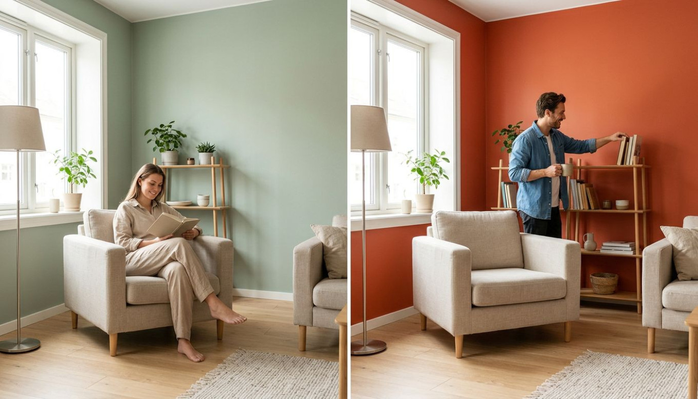 Pourquoi la couleur des murs change-t-elle l’ambiance d’un espace rénové